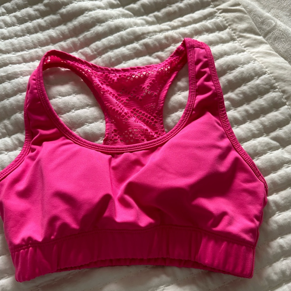 Zyia small hot pink sports bra